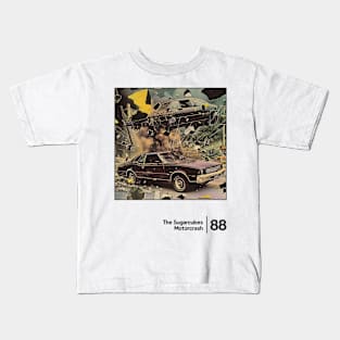 Motorcrash - Minimal Style Graphic Artwork Design Kids T-Shirt